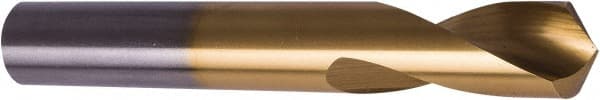 Precision Twist Drill - 3/8" Body Diam, 120°, 3-1/8" OAL, High Speed Steel Spotting Drill - Americas Industrial Supply