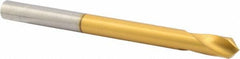 Precision Twist Drill - 3/8" Body Diam, 120°, 5" OAL, High Speed Steel Spotting Drill - Americas Industrial Supply