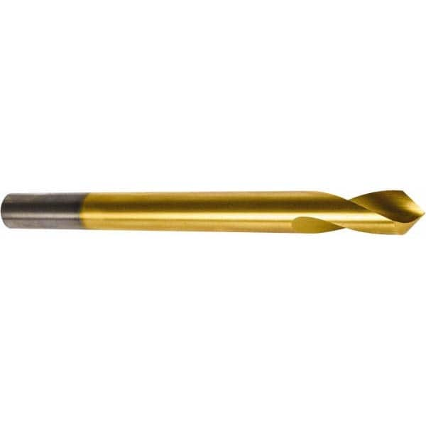 Precision Twist Drill - 5/8" Body Diam, 90°, 7" OAL, High Speed Steel Spotting Drill - Americas Industrial Supply