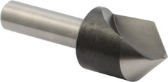 Precision Twist Drill - 3/4" Head Diam, 3/8" Shank Diam, 1 Flute 90° High Speed Steel Countersink - Americas Industrial Supply