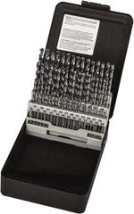 Precision Twist Drill - 118° Point, Bright Finish, High Speed Steel Jobber Length Drill Bit Set - Americas Industrial Supply