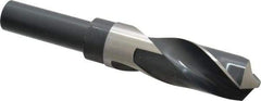 Precision Twist Drill - 1-1/16" Drill, 118° Point, High Speed Steel Silver Deming & Reduced Shank Drill Bit - Bright Finish, 6" OAL, Straight Shank, 3" Flute Length, Right Hand Cut, Standard Point, Spiral Flute, Regular Spiral - Americas Industrial Supply
