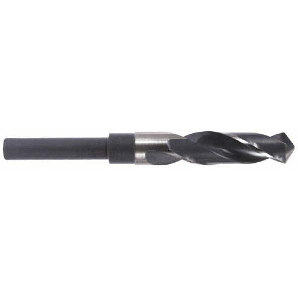 Precision Twist Drill - 1-11/32" Drill, 118° Point, High Speed Steel Silver Deming & Reduced Shank Drill Bit - Americas Industrial Supply