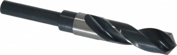 Precision Twist Drill - 51/64" Drill, 118° Point, High Speed Steel Silver Deming & Reduced Shank Drill Bit - Americas Industrial Supply