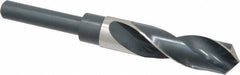 Precision Twist Drill - 53/64" Drill, 118° Point, High Speed Steel Silver Deming & Reduced Shank Drill Bit - Americas Industrial Supply