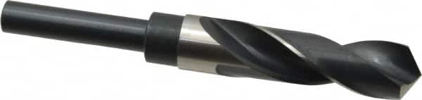 Precision Twist Drill - 27/32" Drill, 118° Point, High Speed Steel Silver Deming & Reduced Shank Drill Bit - Americas Industrial Supply