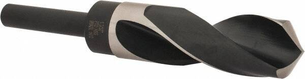 Precision Twist Drill - 1-3/32" Drill, 118° Point, High Speed Steel Silver Deming & Reduced Shank Drill Bit - Americas Industrial Supply