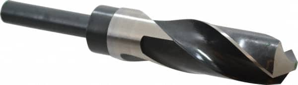 Precision Twist Drill - 1-1/32" Drill, 118° Point, High Speed Steel Silver Deming & Reduced Shank Drill Bit - Americas Industrial Supply