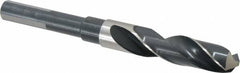 Precision Twist Drill - 11/16" Drill, 118° Point, High Speed Steel Silver Deming & Reduced Shank Drill Bit - Bright Finish, 6" OAL, Flats on Shank, 3" Flute Length, Right Hand Cut, Standard Point, Spiral Flute, Regular Spiral - Americas Industrial Supply