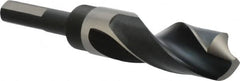 Precision Twist Drill - 63/64" Drill, 118° Point, High Speed Steel Silver Deming & Reduced Shank Drill Bit - Americas Industrial Supply