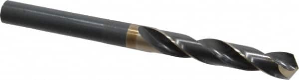 Precision Twist Drill - 33/64" Drill, 118° Point, Cobalt Silver Deming & Reduced Shank Drill Bit - Americas Industrial Supply