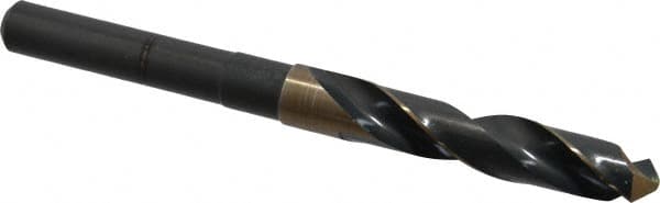 Precision Twist Drill - 37/64" Drill, 118° Point, Cobalt Silver Deming & Reduced Shank Drill Bit - Americas Industrial Supply