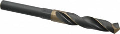 Precision Twist Drill - 39/64" Drill, 118° Point, Cobalt Silver Deming & Reduced Shank Drill Bit - Bright Finish, 6" OAL, Straight Shank, 3" Flute Length, Right Hand Cut, Split Point, Spiral Flute, Regular Spiral - Americas Industrial Supply
