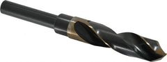 Precision Twist Drill - 25/32" Drill, 118° Point, Cobalt Silver Deming & Reduced Shank Drill Bit - Americas Industrial Supply