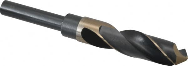 Precision Twist Drill - 13/16" Drill, 118° Point, Cobalt Silver Deming & Reduced Shank Drill Bit - Americas Industrial Supply