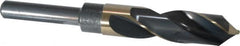 Precision Twist Drill - 55/64" Drill, 118° Point, Cobalt Silver Deming & Reduced Shank Drill Bit - Americas Industrial Supply
