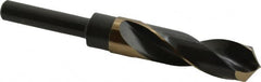 Precision Twist Drill - 57/64" Drill, 118° Point, Cobalt Silver Deming & Reduced Shank Drill Bit - Americas Industrial Supply