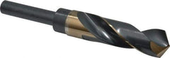 Precision Twist Drill - 29/32" Drill, 118° Point, Cobalt Silver Deming & Reduced Shank Drill Bit - Bright Finish, 6" OAL, Straight Shank, 3" Flute Length, Right Hand Cut, Split Point, Spiral Flute, Regular Spiral - Americas Industrial Supply