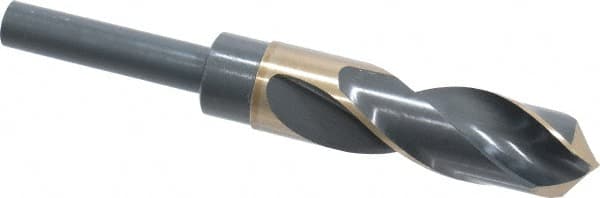 Precision Twist Drill - 15/16" Drill, 118° Point, Cobalt Silver Deming & Reduced Shank Drill Bit - Americas Industrial Supply