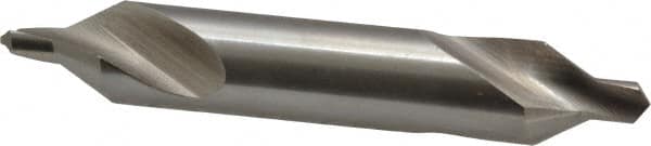 Precision Twist Drill - #5 Plain Cut 60° Incl Angle High Speed Steel Combo Drill & Countersink - Americas Industrial Supply