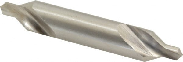 Precision Twist Drill - #6 Plain Cut 60° Incl Angle High Speed Steel Combo Drill & Countersink - Americas Industrial Supply