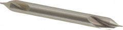 Precision Twist Drill - #000 Plain Cut 60° Incl Angle High Speed Steel Combo Drill & Countersink - Americas Industrial Supply