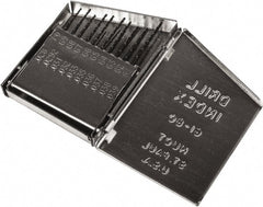 Precision Twist Drill - 118° Point, Oxide Finish, High Speed Steel Jobber Length Drill Bit Set - Americas Industrial Supply