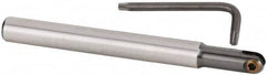 Kennametal - 1/2" Cut Diam, 1/2" Shank Diam, 5.12" OAL, Indexable Ball Nose End Mill - Americas Industrial Supply
