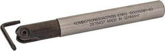 Kennametal - 3/4" Cut Diam, 3/8" Max Depth of Cut, 3/4" Shank Diam, 6.281" OAL, Indexable Ball Nose End Mill - 1.753" Head Length, Straight Shank, KDMB Toolholder, KDMB 0750.. Insert - Americas Industrial Supply