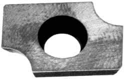 Superbee - EM19C120 Grade ENT56 Carbide Milling Insert - Uncoated, 0.156" Thick - Americas Industrial Supply
