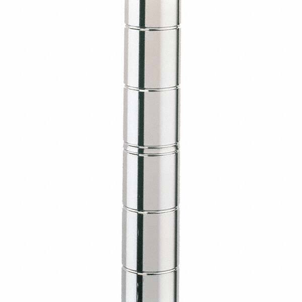 Metro - 1" Wide x 74" High x 1" Long Open Shelving Stationary Shelving Post - Americas Industrial Supply