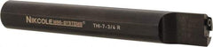 NIKCOLE MINI-SYSTEMS - Internal Thread, 1" Max Depth of Cut, 5-1/2" OAL, Right Hand Indexable Grooving Cutoff Toolholder - 3/4" Shank Width, GIE Insert Style, THI Toolholder Style, Series Mini-Systems - Americas Industrial Supply