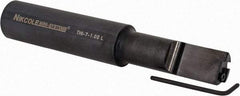 NIKCOLE MINI-SYSTEMS - Internal Thread, 1-1/4" Max Depth of Cut, 6" OAL, Left Hand Indexable Grooving Cutoff Toolholder - 1" Shank Height x 1" Shank Width, GIE Insert Style, THI Toolholder Style, Series Mini-Systems - Americas Industrial Supply
