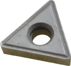 Interstate - TT322 Grade I22 Carbide Turning Insert - Uncoated, 60° Triangle, 3/8" Inscr Circle, 1/8" Thick, 1/32" Corner Radius - Americas Industrial Supply