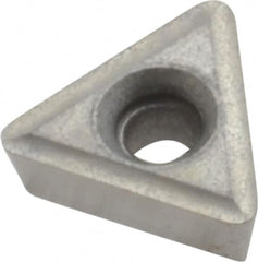 Made in USA - TT21.51 Grade I55 Carbide Turning Insert - Uncoated, 60° Triangle, 1/4" Inscr Circle, 3/32" Thick, 1/64" Corner Radius - Americas Industrial Supply