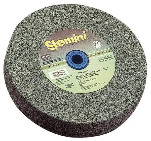 Norton - 36 Grit Aluminum Oxide Bench & Pedestal Grinding Wheel - 12" Diam x 1-1/2" Hole x 2" Thick, 2070 Max RPM, Very Coarse/Coarse Grade - Americas Industrial Supply