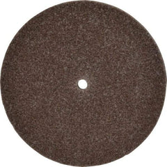 3M - 4" Diam, 1/4" Face Width, 1/4" Center Hole, Medium Grade, Aluminum Oxide Deburring Wheel - Unitized, Hard Density 7 Grade, 12,100 RPM - Americas Industrial Supply