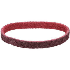 Dynabrade - 1" Wide x 18" OAL, Aluminum Oxide Abrasive Belt - Aluminum Oxide, Medium, Nonwoven, Cloth Backing, Wet/Dry - Americas Industrial Supply