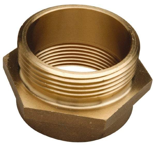 EVER-TITE Coupling Products - 3/4 FGHT x 1 MNPT Hydrant Hex Nipple - Brass - Americas Industrial Supply