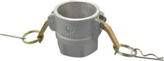 EVER-TITE Coupling Products - 2" Aluminum Cam & Groove Suction & Discharge Hose Female Coupler Female NPT Thread - Part D, 2" Thread, 250 Max psi - Americas Industrial Supply