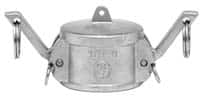 EVER-TITE Coupling Products - 4" Stainless Steel Cam & Groove Suction & Discharge Hose Dust Cap For Use with Adapters - Part DC, 100 Max psi - Americas Industrial Supply
