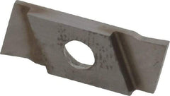 NIKCOLE MINI-SYSTEMS - GIE1 0.039" Cutting Width, Carbide Cutoff Insert - 0° Neutral Lead Angle, TiN Coated - Americas Industrial Supply