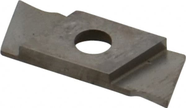 NIKCOLE MINI-SYSTEMS - GIE1 0.0394" Cutting Width, Carbide Cutoff Insert - 7° Left Hand Lead Angle, TiN Coated - Americas Industrial Supply