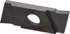 NIKCOLE MINI-SYSTEMS - GIE1.5 0.0591" Cutting Width, Carbide Cutoff Insert - 0° Neutral Lead Angle, TiN Coated - Americas Industrial Supply