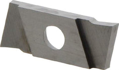 NIKCOLE MINI-SYSTEMS - GIE1.5 0.0591" Cutting Width, Carbide Cutoff Insert - 7° Left Hand Lead Angle, TiN Coated - Americas Industrial Supply