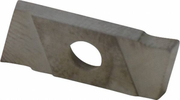 NIKCOLE MINI-SYSTEMS - GIE2 0.0787" Cutting Width, Carbide Cutoff Insert - 7° Left Hand Lead Angle, TiN Coated - Americas Industrial Supply