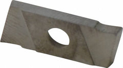 NIKCOLE MINI-SYSTEMS - GIE2 0.0787" Cutting Width, Carbide Cutoff Insert - 7° Left Hand Lead Angle, TiN Coated - Americas Industrial Supply