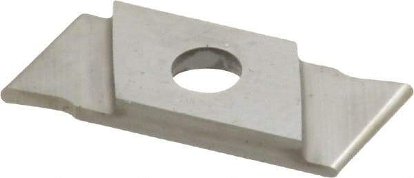 NIKCOLE MINI-SYSTEMS - GIE 1mm Cutting Width Carbide Grooving Insert - 6mm Max Depth of Cut, Right Hand, 0.5mm Corner Radius - Americas Industrial Supply