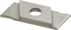 NIKCOLE MINI-SYSTEMS - GIE 1mm Cutting Width Carbide Grooving Insert - 6mm Max Depth of Cut, Right Hand, 0.5mm Corner Radius - Americas Industrial Supply