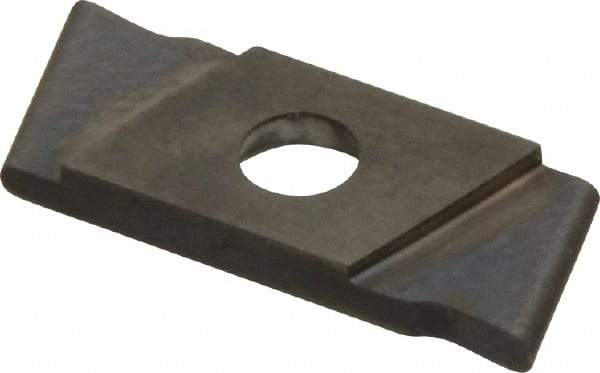 NIKCOLE MINI-SYSTEMS - GIE 1.5mm Cutting Width Carbide Grooving Insert - 6mm Max Depth of Cut, Left Hand, 0.75mm Corner Radius - Americas Industrial Supply
